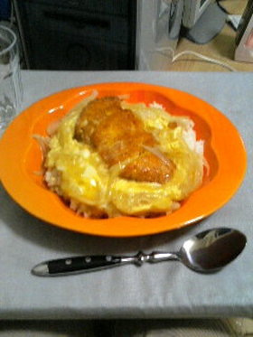 洋風親子カツ丼