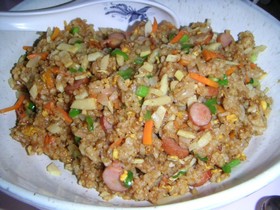 たけのこで。。。カレーチャーハン