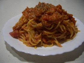 簡単!ミートパスタ(お鍋ひとつで)