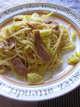 めんつゆを使えば簡単 和風パスタ