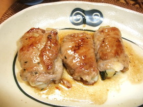 驚きの美味!豚肉の大葉巻き焼き