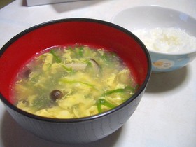 ☆にんにく菜の卵とじスープ☆