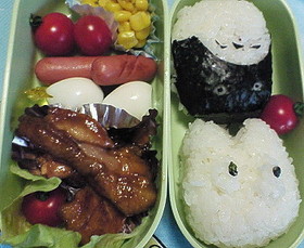 親子遠足お弁当 園児 キャラ弁