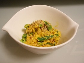 かぼちゃとインゲンのサラダ