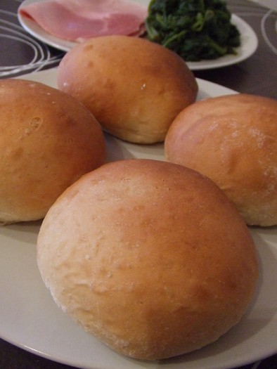 レンジ発酵パン　～コッペパン風～の写真