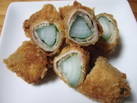 季節のぶたまきフライ 新たまねぎと青しそ