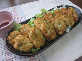 ヘルシー♪豆乳のチーズチキンナゲット♪
