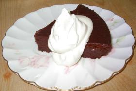 ムース風ベイクドチョコケーキの画像