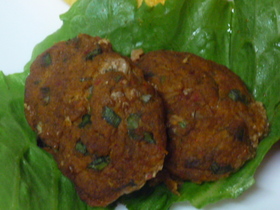 とろろ昆布の豆腐ハンバーグ