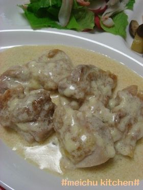 鶏のチーズクリームソテー♪