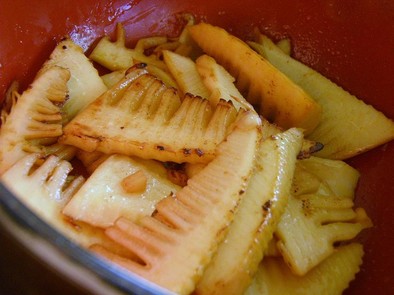 竹の子のソテー　バター醤油風味の写真