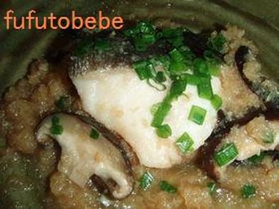 レンジde簡単♬白身魚のおろし蒸しの写真