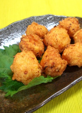 海老と筍の一口さつま揚げ♡