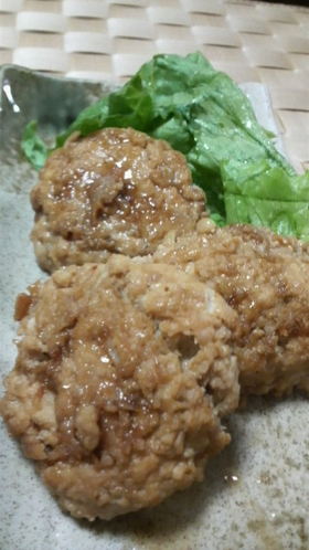 簡単♪えのきと豆腐のふわふわ鶏つくね