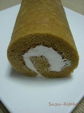 米粉の黒糖ロールケーキ