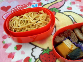 お弁当に~あっちゅうまパスタ☆