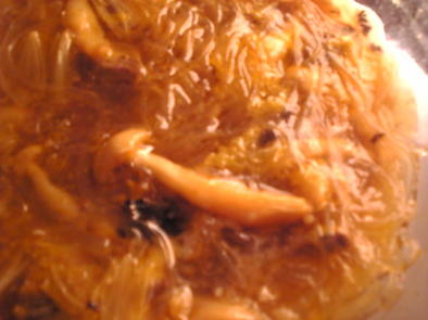 ブリのアラと白菜としめじのトマトスープの写真