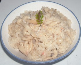 鮭フレーク&しらす&ブナピー炊き込みご飯