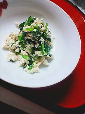 簡単♪中華風な♪♬豆腐白和え♪♬