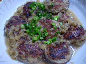 肉詰め椎茸のおろし煮