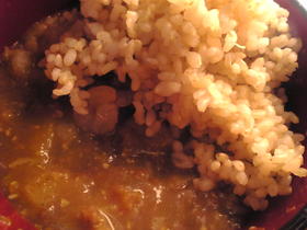 簡単:レンジ10分:えびカレー