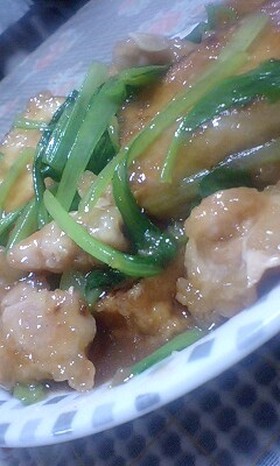 厚揚げと鶏肉のオイスター煮込み☆