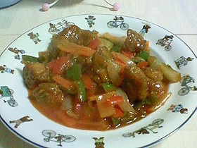 肉をお麩でカサ増し☆酢豚にカレーに重宝!