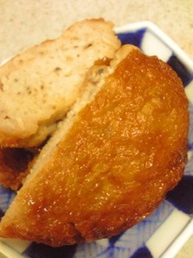 【レンジで5分】高野豆腐と鶏ひき肉の袋煮