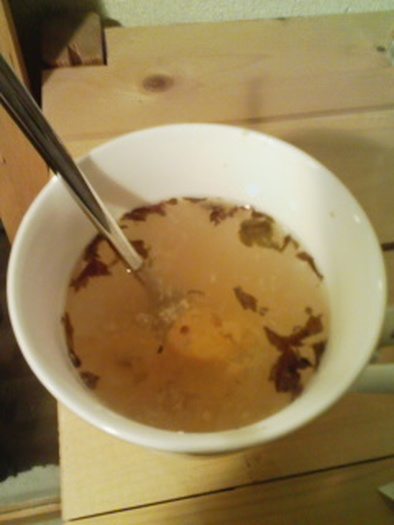 風邪ひきさんの梅生姜湯の写真