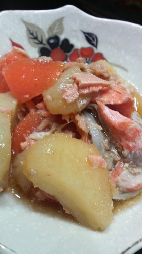お魚食べよう★鮭じゃが