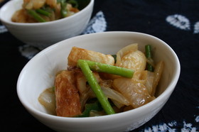 ちくわと野菜のみそ炒め