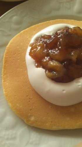 ホットケーキ・アイスに*カラメルバナナ