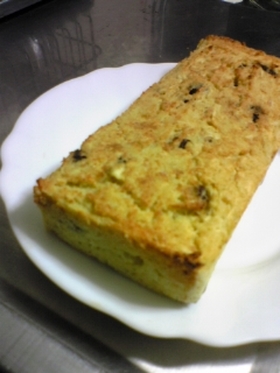 りんごとレーズンのおからケーキ