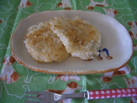 ごはんのパリパリ焼き☆子どものおやつ☆