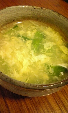 簡単たまごのふわとろ中華スープ☆