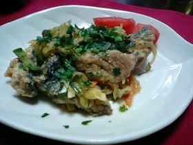 鯖の南蛮漬け~エスニック風