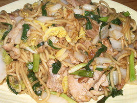 白菜ソース焼きそば☆
