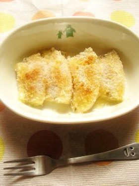 忙しい朝に10分で!焼きバナナ