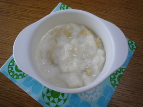 離乳食 大好きバナナのパンがゆ