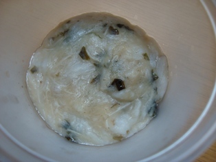離乳食中期　☀　里芋と地のりのトロトロの画像