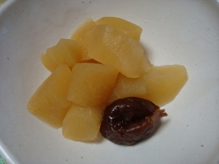 離乳食　♡　プルーン林檎の画像