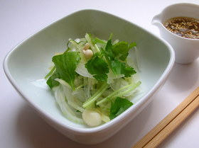 レンジdeサラダ〜搾菜ドレッシング〜
