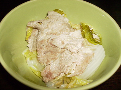 白菜と豚肉の簡単煮の写真