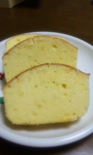 バターケーキの画像