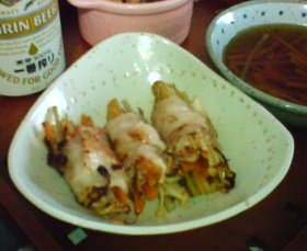 肉まきまき