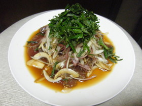 ★初鰹の漬けサラダ★