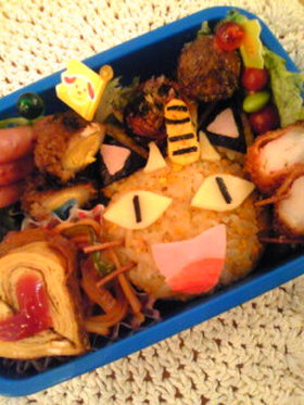簡単キャラ弁☆にゃーす(ポケモン)