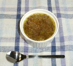 簡単!カフェ気分☆抹茶のクリームブリュレ