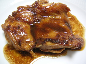 三ツ矢サイダーdeやわらか鶏の照焼き