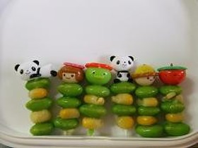 ☆コーンと枝豆のお弁当ピック☆